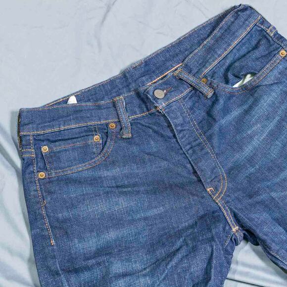 Levis 511 Jeans Mens 33x30 Blue Denim Straight Leg Modern - Picture 2 of 4